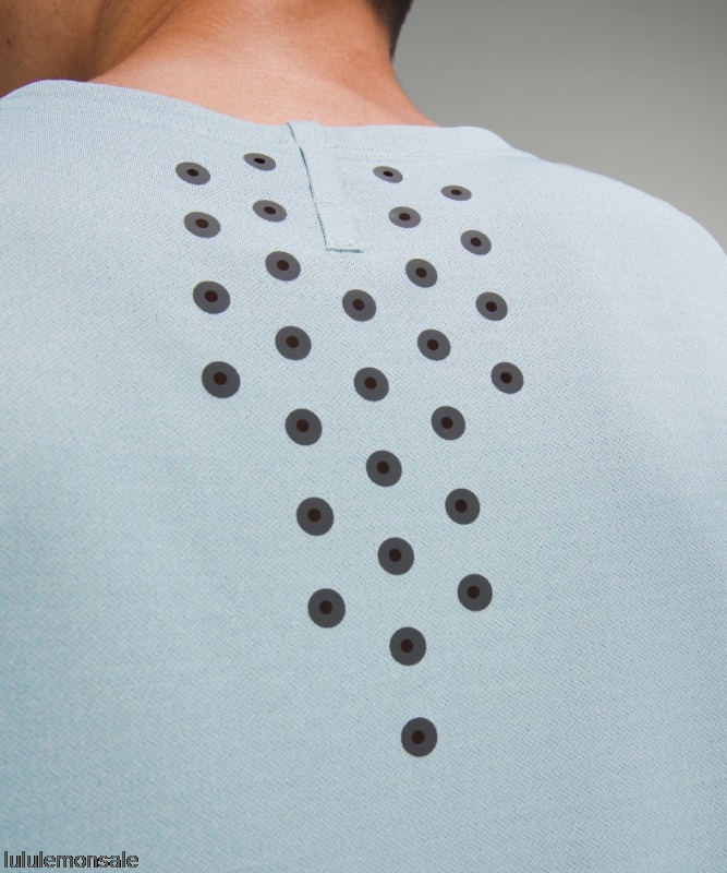 Lululemon Deutschland DELULU983 | Heathered Breeze Blue Strukturiertes Trainings-Tanktop